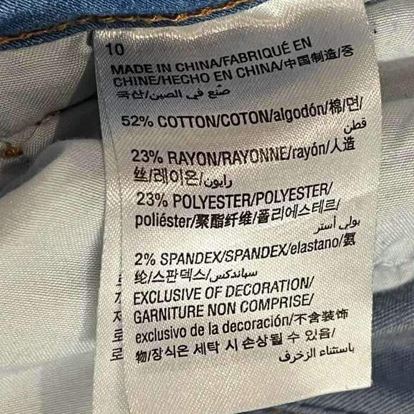 Epic Thread Stretchy Denim Blue Girl Skinny Jeans - Picture 10 of 11